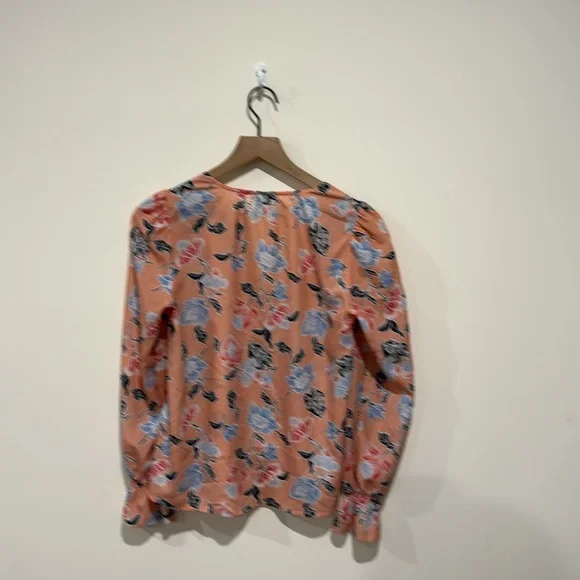 • Joie • Women’s BOLONA blouse peach floral button down XS - Picture 5 of 5